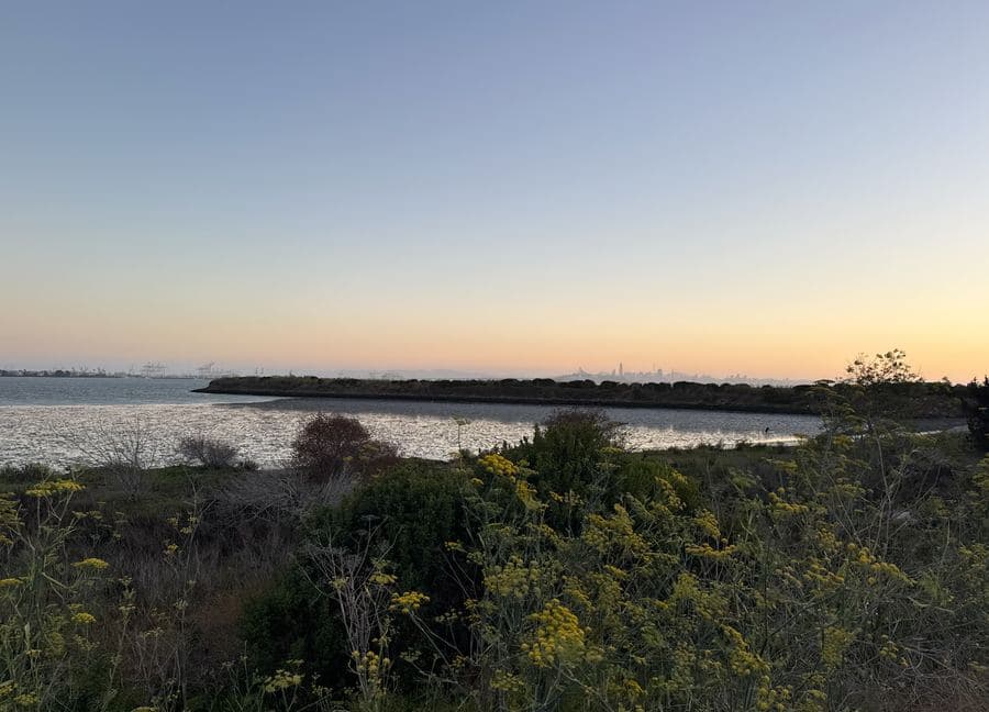 Sunset over the San Francisco Bay