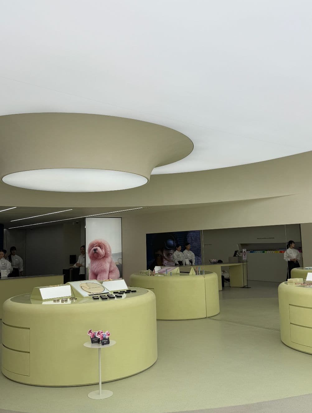 JUNGSAEMMOOL 101 Seongsu — lounge area with retail pods